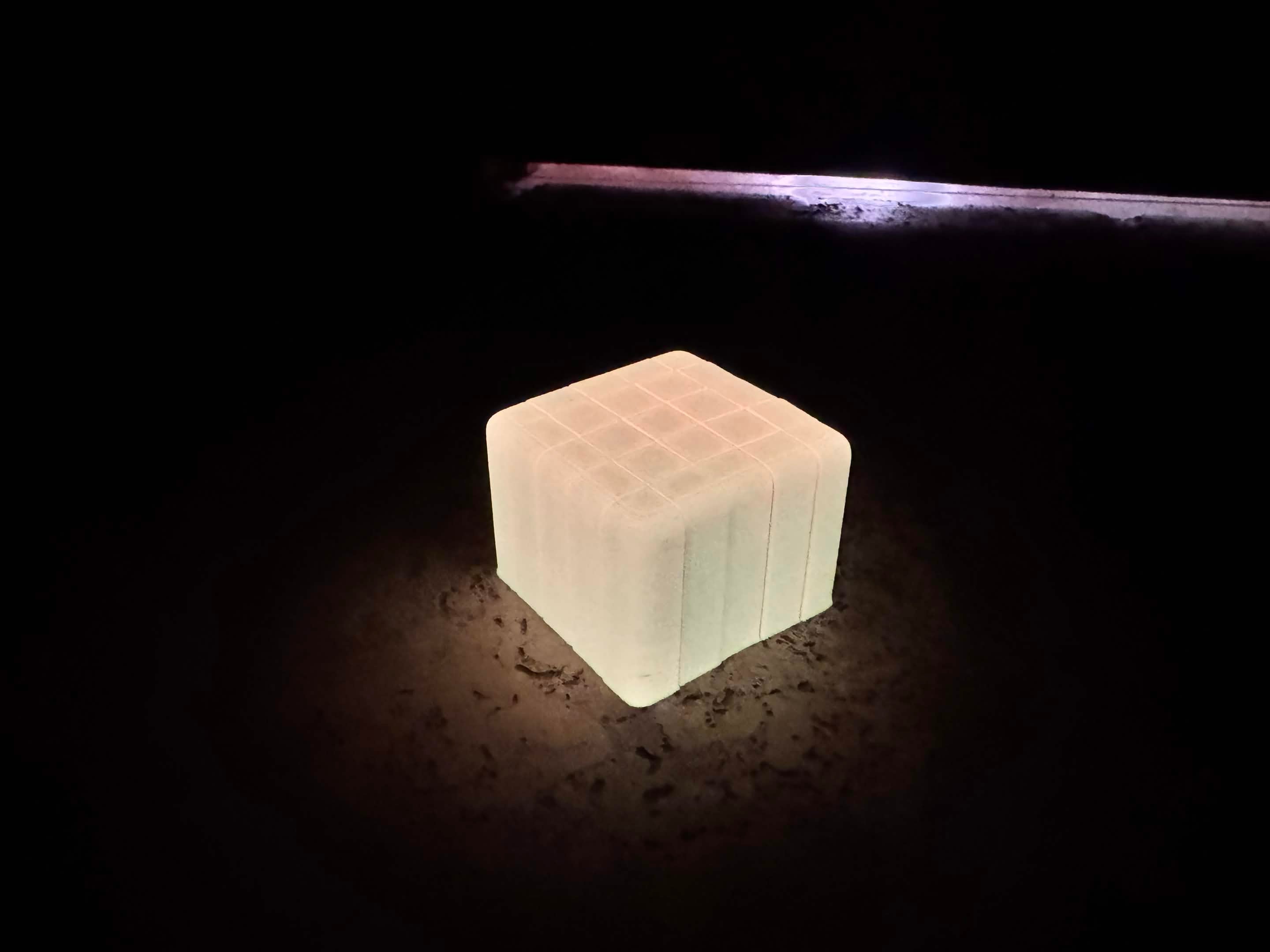Luminescent Slider Cube