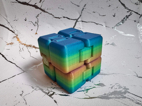 Glitter Multicolor Infinity Cube XL